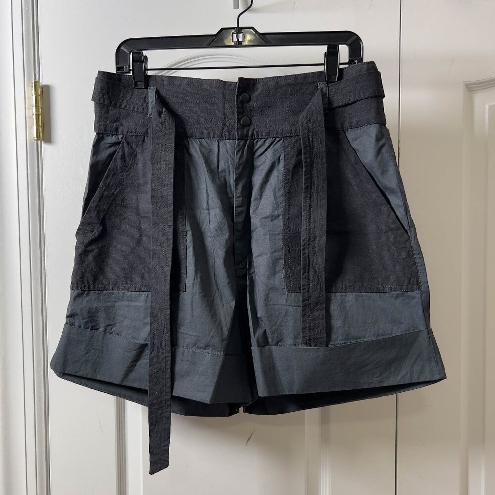 Sea New York Gabriette High Waist Cotton Blend Shorts  NWOT US12